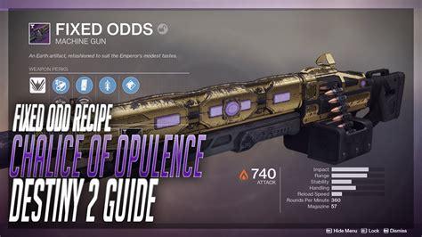 Fixed Odds in Destiny 2 .